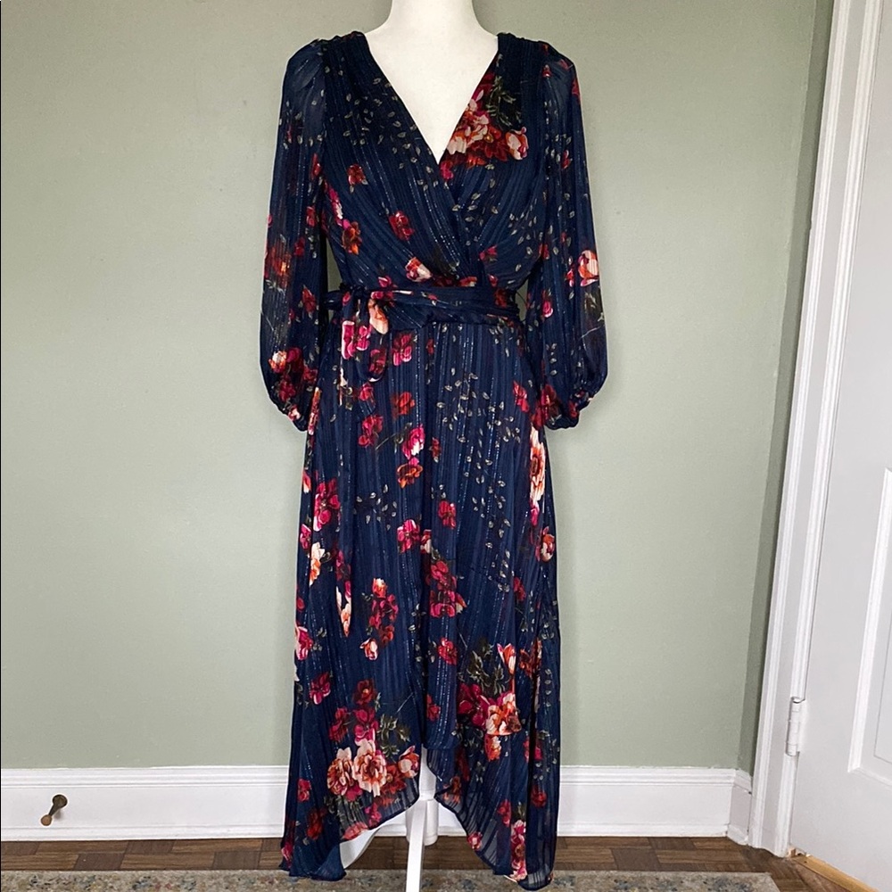 Floral Navy Dress